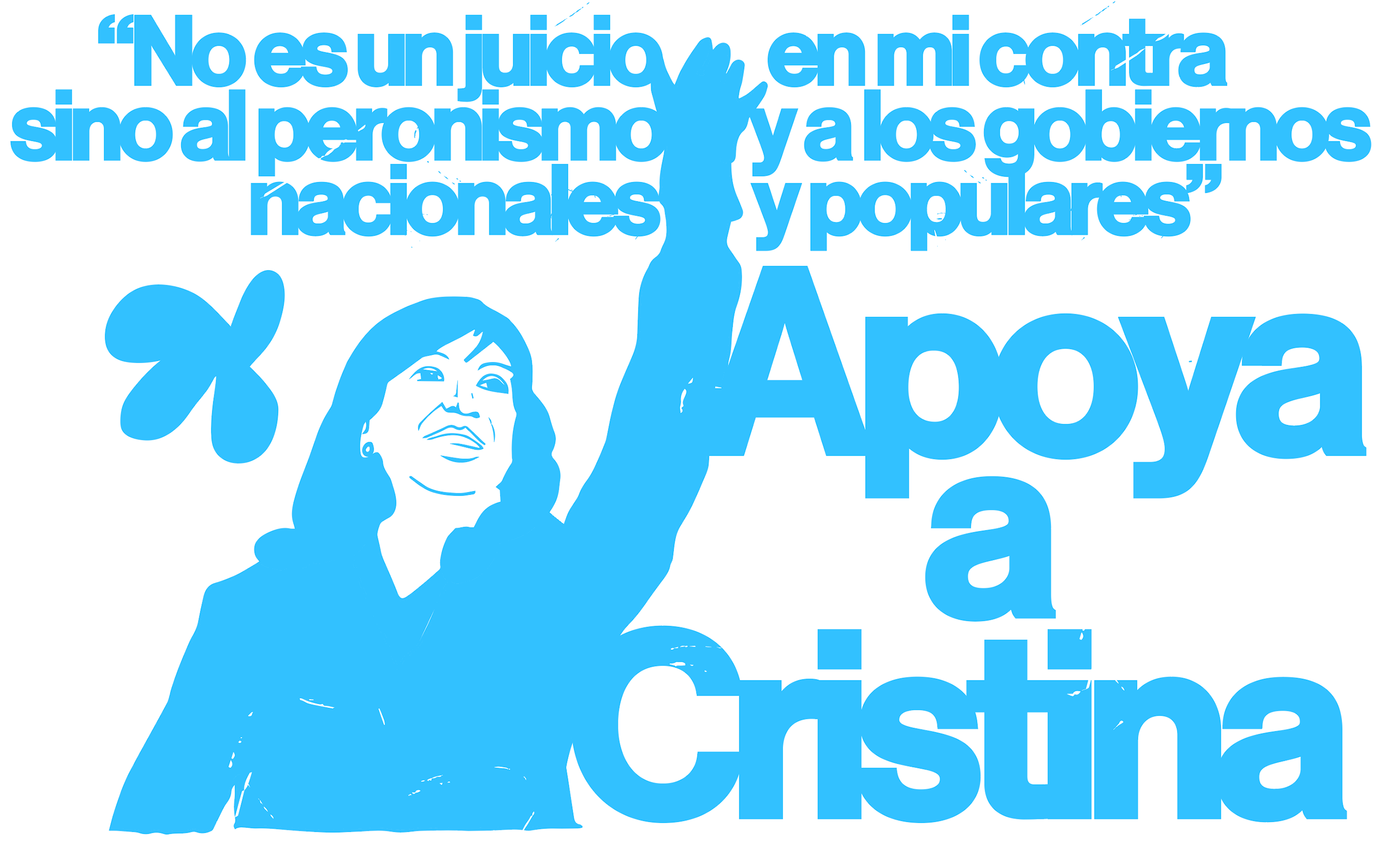 No es un jucio en mi contra, sino al peronismo y a los gobiernos nacionales y populares. Apoya a Cristina Kirchner.