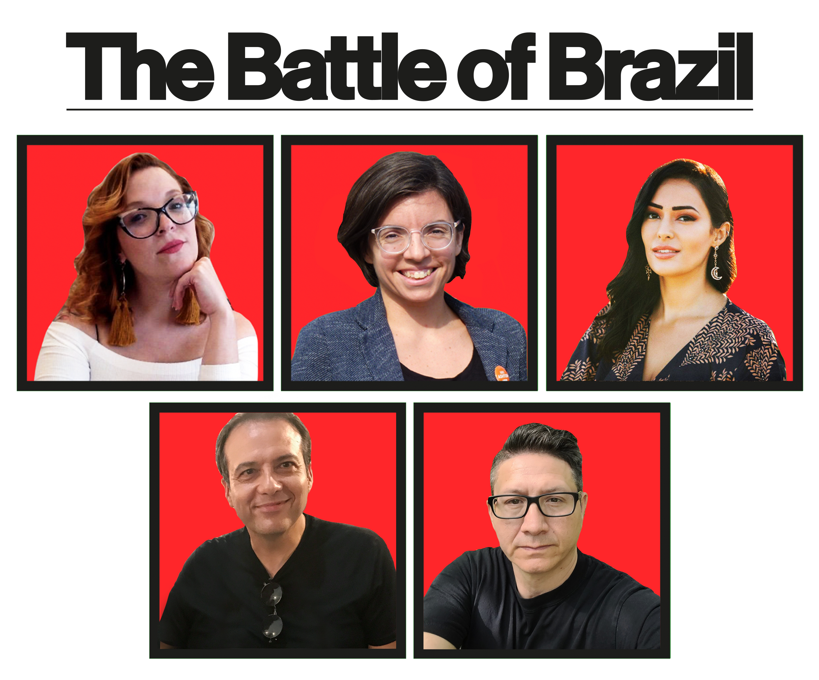 The Battle of Brazil - Images of the webinar speakers